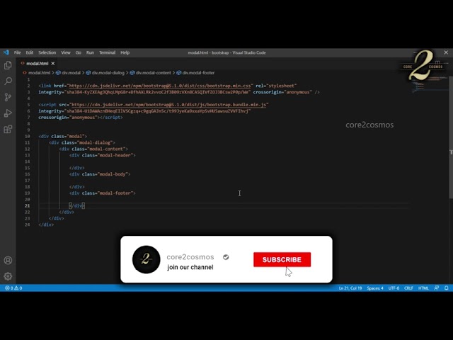 Bootstrap 5 |  Components | Modal | Tamil | தமிழ்