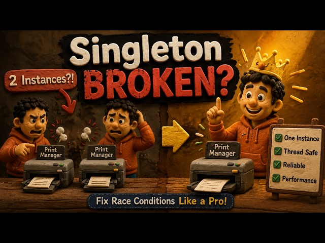 Thread Safe Singleton Explained (Java) | Fix Race Conditions Like a Pro