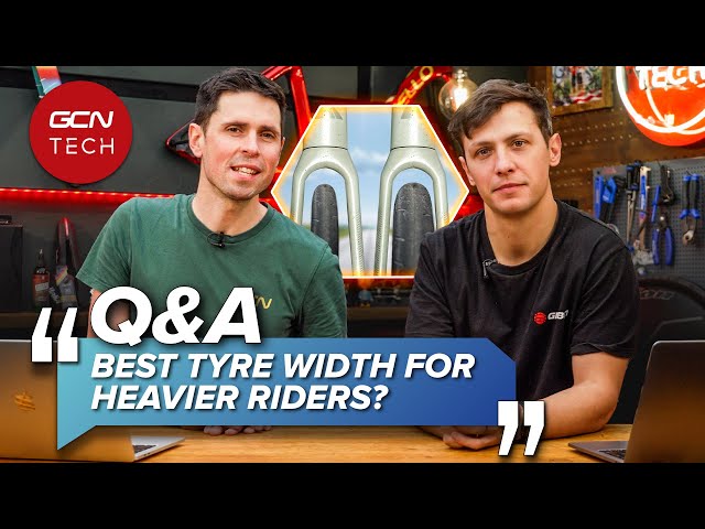 Tyre Width For Heavier Riders, Pro Tubeless Hacks & Waxed Chain Cleaning | GCN Tech Clinic