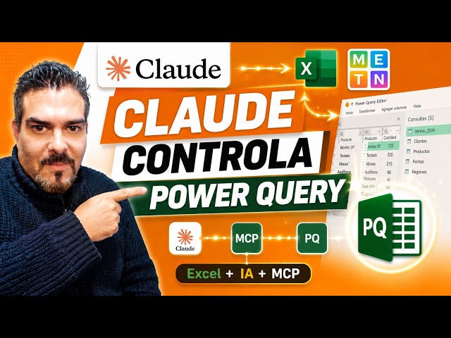 Claude CONTROLS Power Query in Excel with MCP