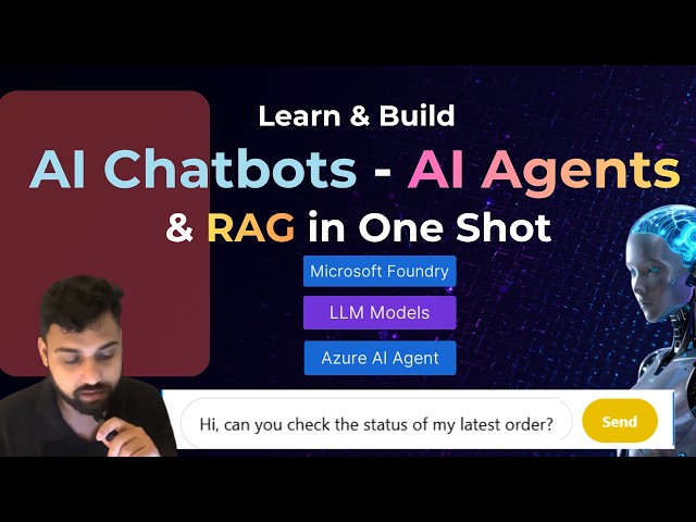 Build AI Chatbots, AI Agents & RAG from Scratch | Your First AI Project | Azure AI Foundry + Python