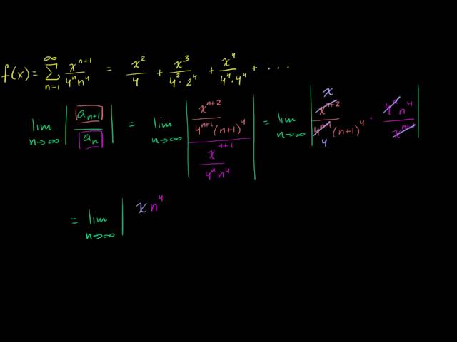 Interval and Radius of Convergence for a Series, Ex 2