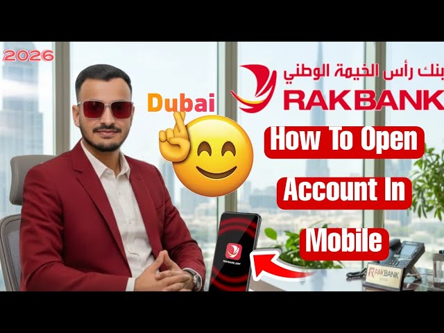 How To Open Online RAKBank Account In Dubai |2026| UAE | RAKbank Islamic | MRF Technical Facility.