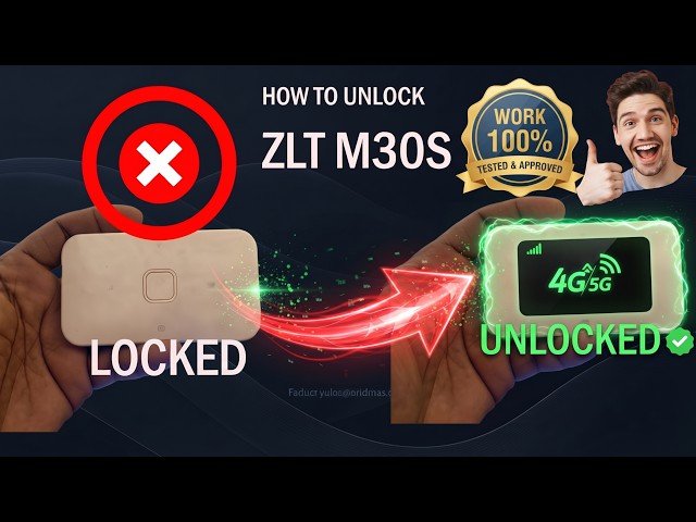 HOW TO UNLOCK ZLT M30S
