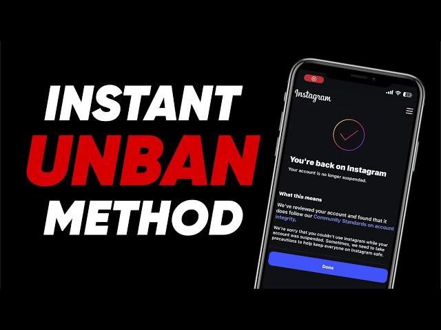 INSTAGRAM INSTANT UNBAN METHOD || How to unban any Instagram account || #raunakportal #instagram