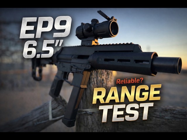 Extar EP9 6.5" 9mm Range Test - Cheap But Reliable?