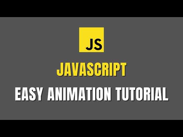 Javascript Animation with HTML5 Canvas API - Javascript Tutorial