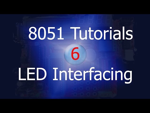 LED Interfacing 8051