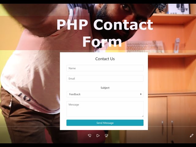 Php Email Contact Form | How to Create A PHP Contact Form | HTML Contact Form | Bootstrap Form