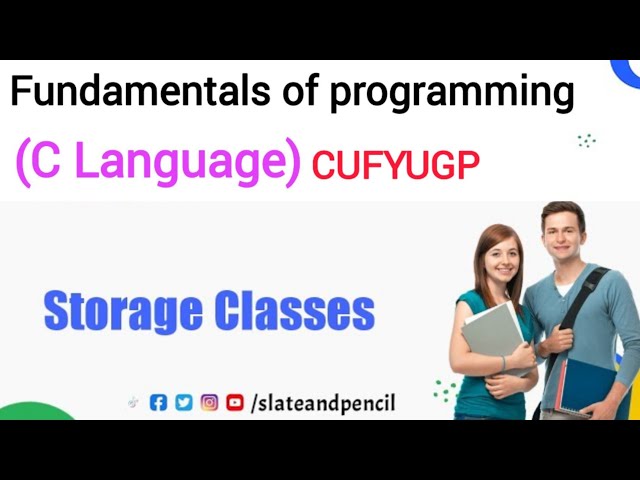 Fundamentals of programming C language  |Storage classes|Malayalam Tutorial