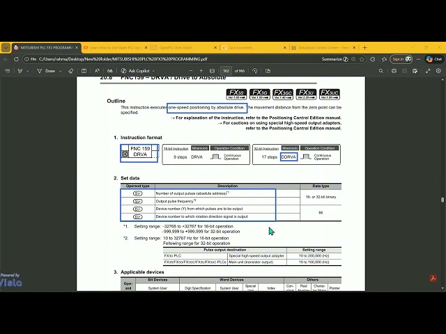 MITSUBISH PLC L PLASTIC SLEEVE CUTTING MACHINE PART-3 ] PROGRAMMING