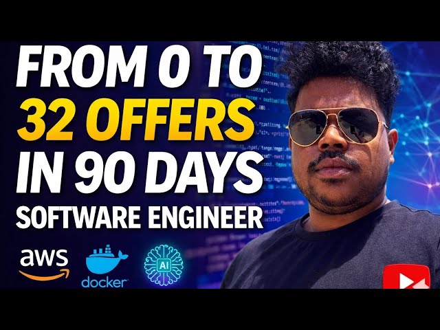From 0 to 32 Offers in 90 Days Notice Period | Software Engineer 