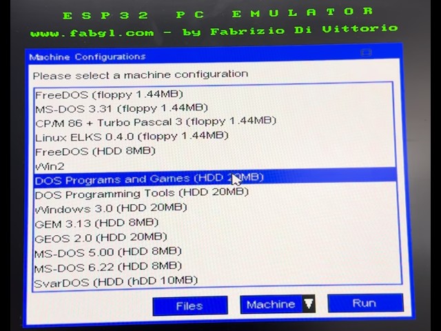 Flash an Entire 1985 PC onto One ESP32 — Full Firmware Guide