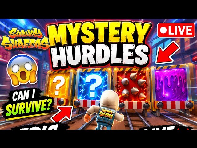 😱 Mystery Hurdles Challenge Failed! 🚆 Subway Surfers Gaming Flux is live!