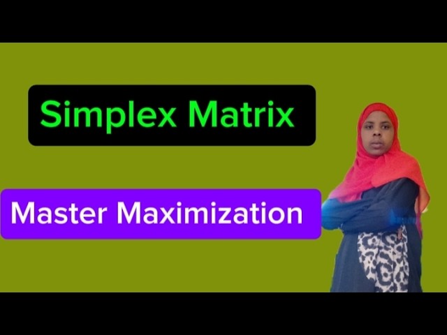 How to solve simplex method maximization | operation research
