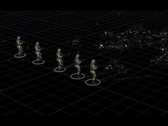 Houdini crowd simulation • 5 • Aim at alive