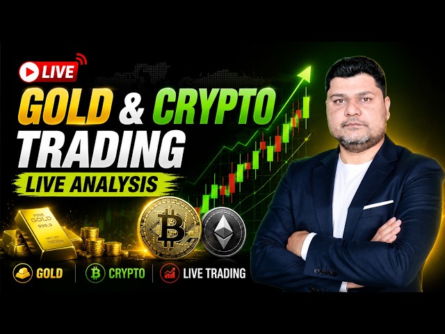 🔴 LIVE | 17 Sept |Gold & Crypto Trading | Real-Time Market Analysis