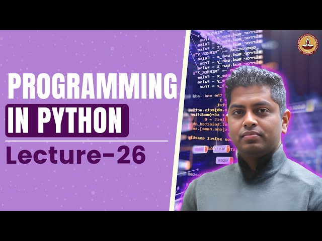 L26: Introduction to while loop | programming in python