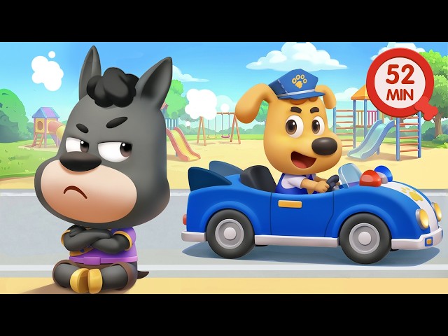 Labrador and Dobie Learn to Share | Friendship Story for Kids | Sheriff Labrador