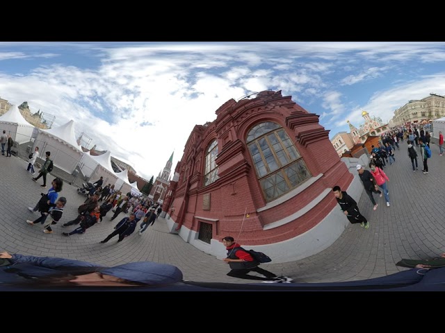 Что происходило на Красной площаде 3.08.2019 во время митингов + Парящий мост + Зарядье в VR 360