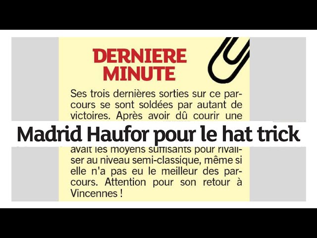 SAMEDI 29/8/26 DERNIÈRE MINUTE PYRAMIDE DES CHANCES PRIX DE GASTON DE WAZIERES PARISIEN TURFOMANIA