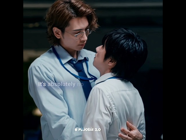 Holding him in his arms convinced him 😚❤️ Their height difference is too cute 🤌 #JapaneseBL #BLedit