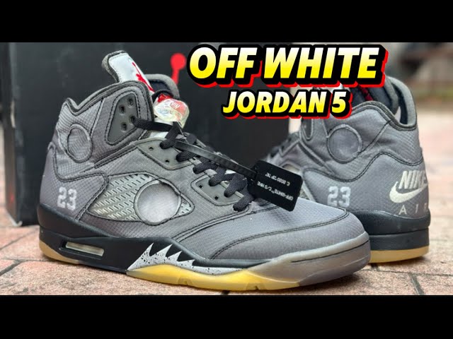 REVISITED!!   Kickwho godkiller Jordan 5 Off White Muslin review!  Bring them back?