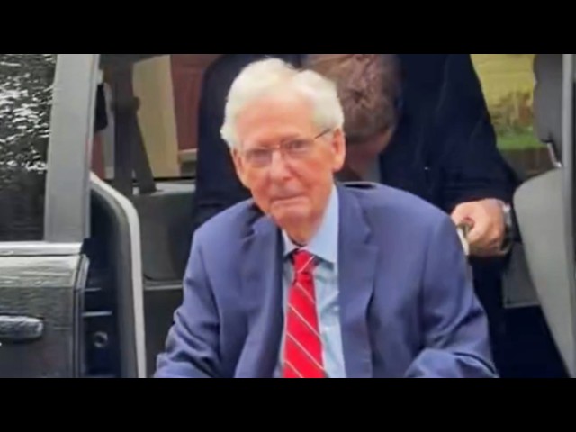 Mitch McConnell reappears and it’s HARD TO WATCH