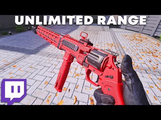 The Worlds LONGEST Pistol vs Angry Girl Streamer