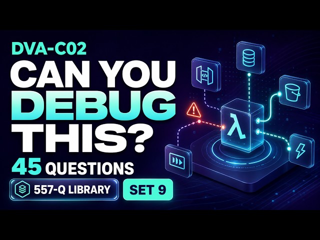 DVA-C02 AWS Certified Developer Associate Exam Prep 2026 | Practice Questions 322–366 | Part 9