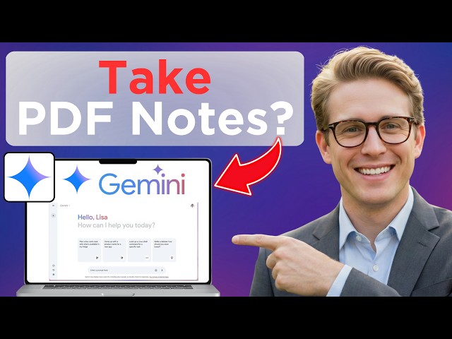 How to Take Notes from a PDF in the Google Gemini Windows App (Full Guide 2026)