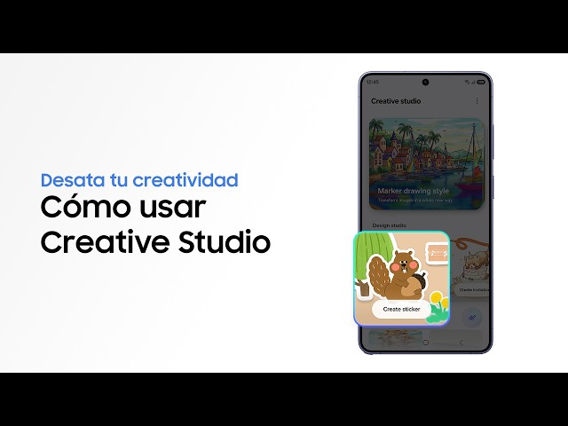 Cómo usar Creative Studio | Galaxy AI | Galaxy S26 Series | Samsung