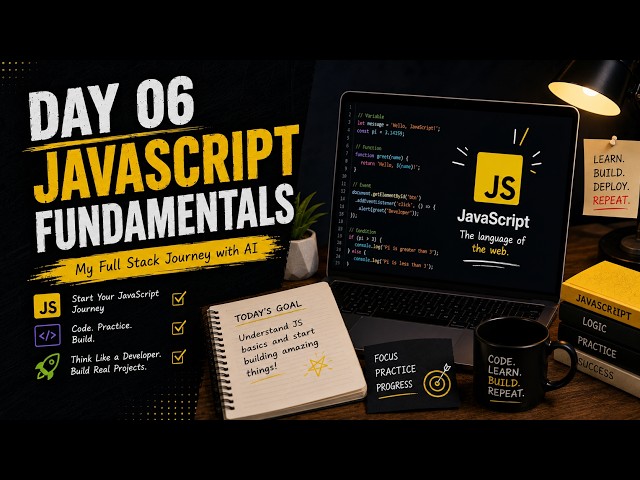 Day 06: JavaScript Fundamentals (AI Teaches Me Full Stack)