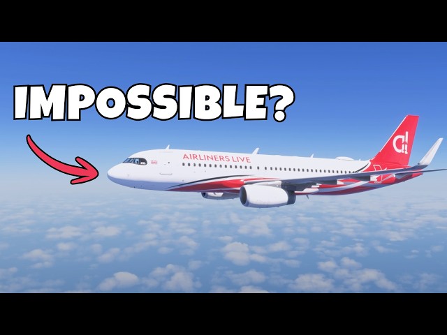 I tried flying a standard A320 from London to New York