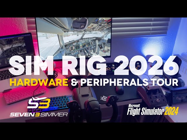 SIM RIG TOUR 2026 Hardware & Peripherals Overview #msfs2024  #msfs #microsoftflightsimulator