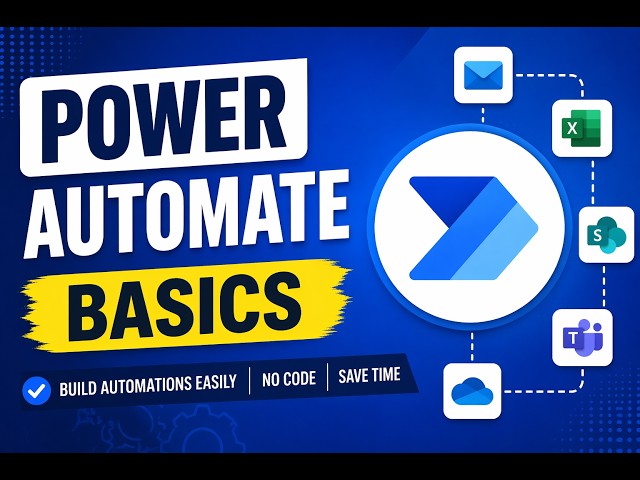 Microsoft Power Automate Beginner Walkthrough | Start Automating Today