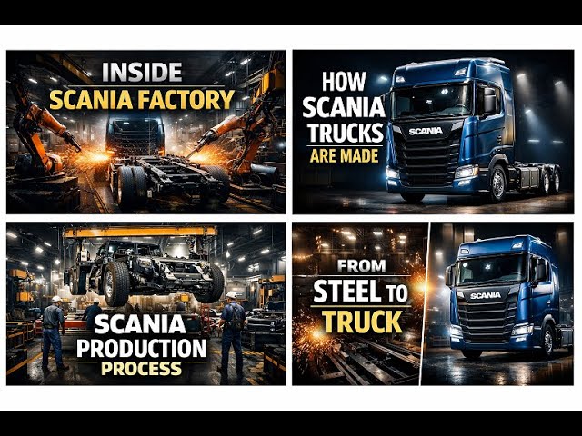 Inside Scania Truck Production | Complete Manufacturing Process at the Scania Factory