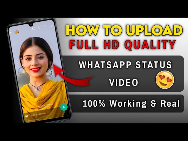 Upload 4K HD QUALITY Whatsapp Status video // How To Upload Status Video Without Losing Quality 2022