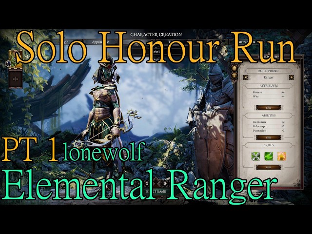 【Divinity: Original Sin 2|pt1】 Solo Elemental Ranger/lonewolf run