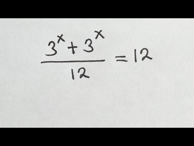 Solve for x in this nice Algebra equation | Math Olympiad Mathematics