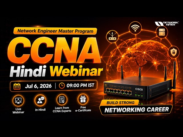 CCNA Hindi :- Network Engineer Master Program