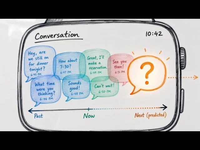 Before You Say It: Predicting Your Next Move from Everyday Conversations