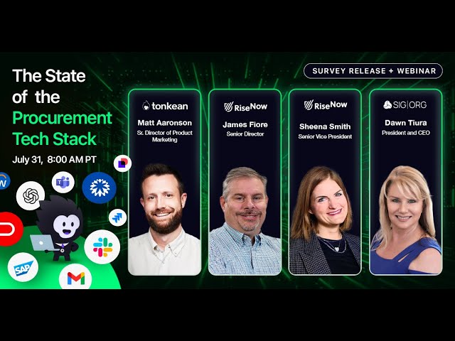 The State of the Procurement Tech Stack