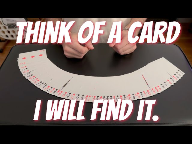 Think Of Any Card | IMPROMPTU Card Trick Tutorial