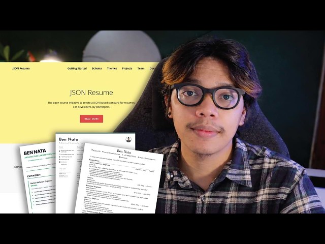 Building pretty resume using JSON
