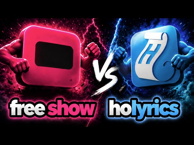 Holyrics vs FreeShow: Which Church Software Wins?