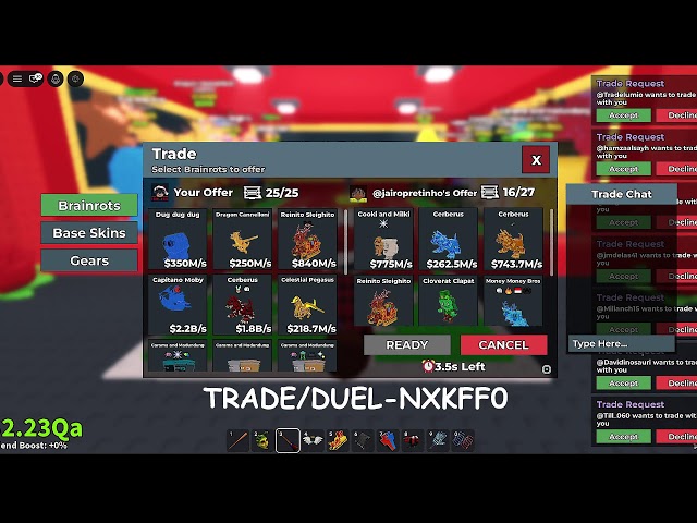 🔴 LIVE Roblox Steal Brainrot 🔥 Trade + Duel + PvP Battles | GoodTk