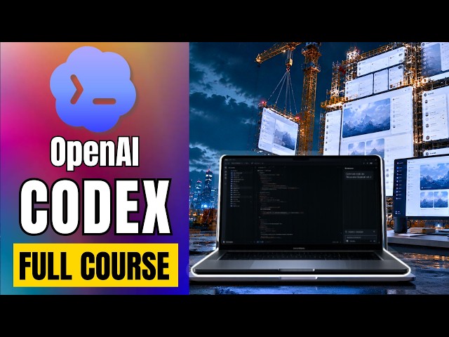 OpenAI Codex Full Course: Setup, Code, Review & Deploy