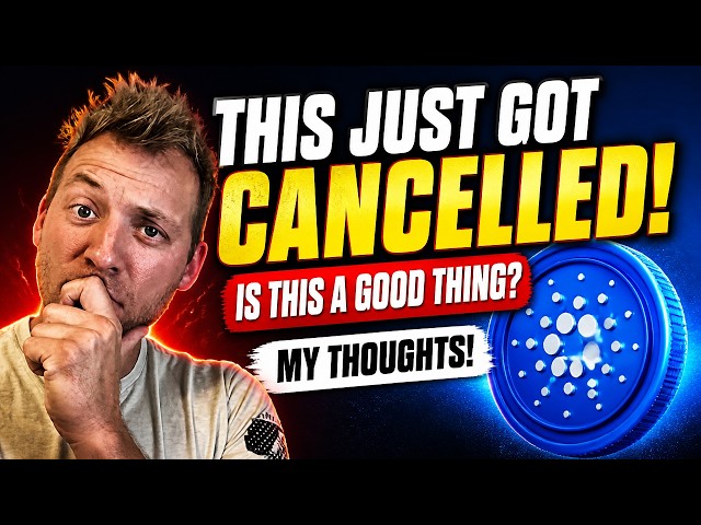 CARDANO ADA - This Just Got Cancelled! Is This A Good Thing?! My Thoughts!