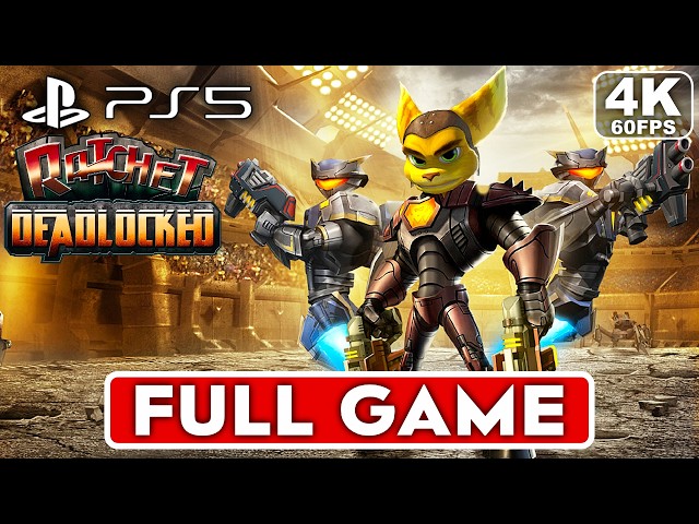 RATCHET DEADLOCKED Gameplay Walkthrough FULL GAME [4K 60FPS PS5] - No Commentary